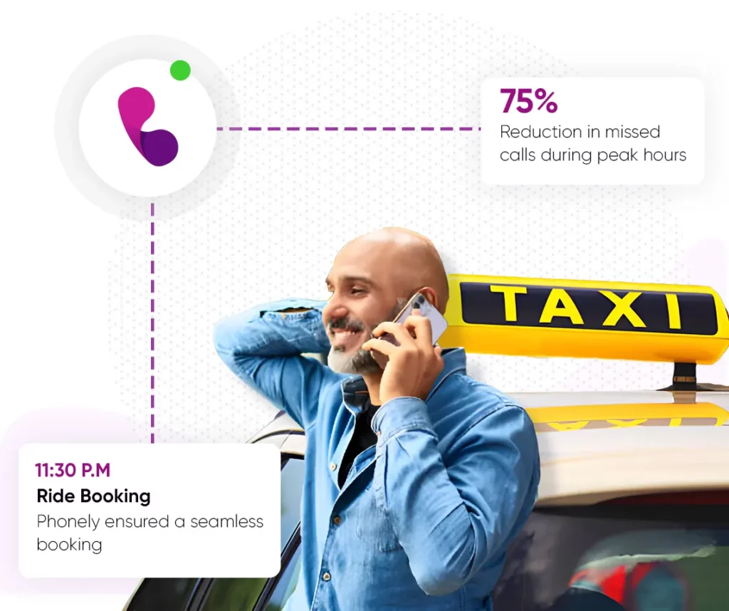 Taxi answering service statics