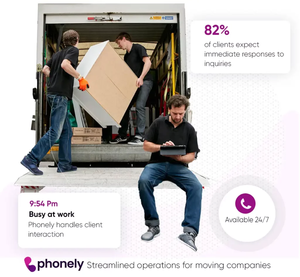 moving company ’can manage both inbound and outbound interactions