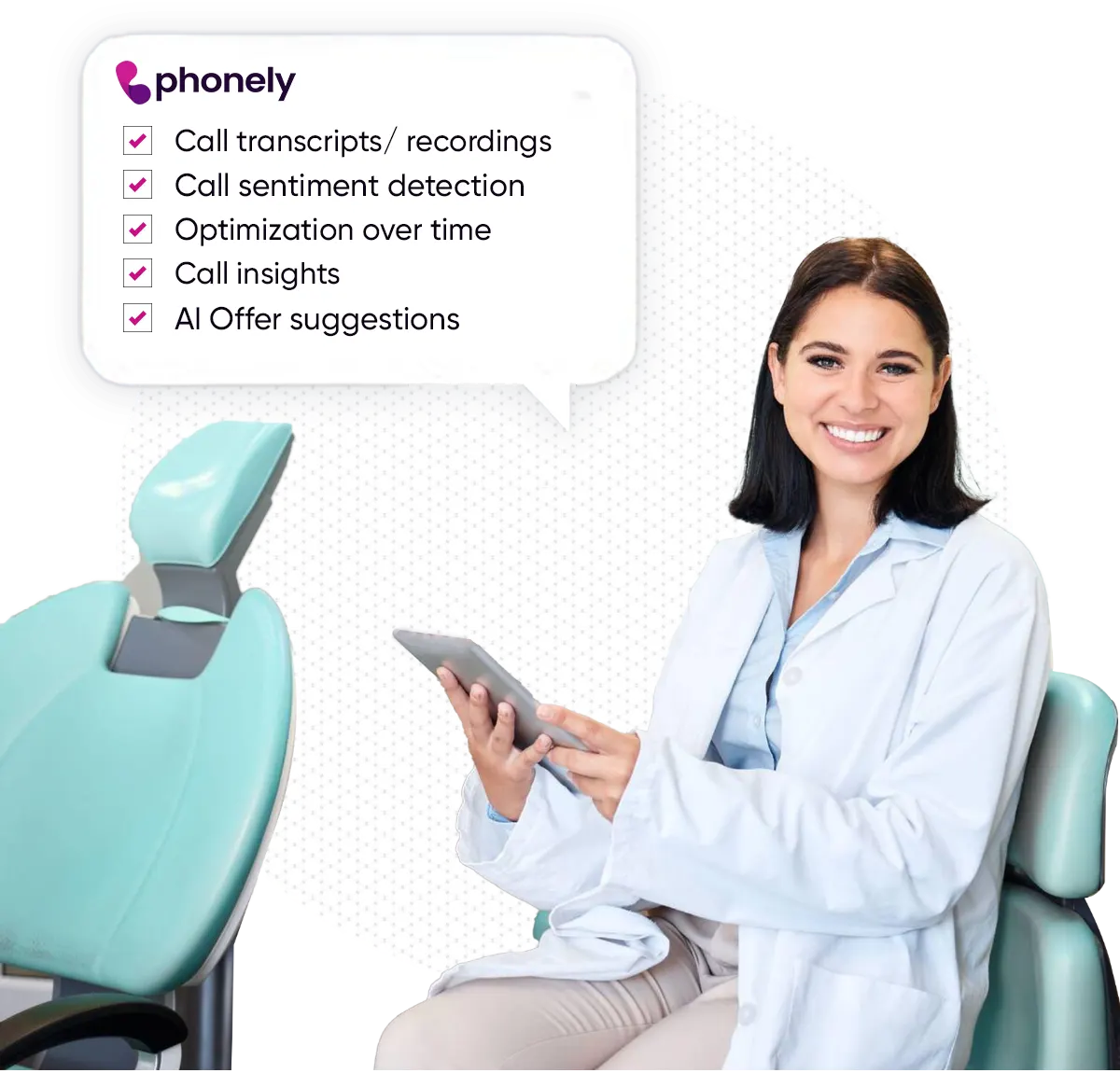 Phonely AI scheduling dental appointments